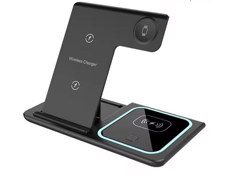 (Pre-order)3-in-1 Fast Wireless Charging Station for Phone, AirPods & Watch