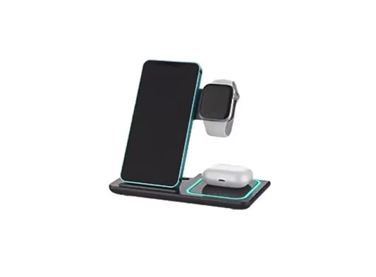 (Pre-order)3-in-1 Fast Wireless Charging Station for Phone, AirPods & Watch